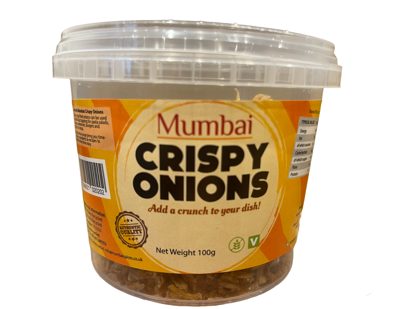 Crispy Onions 12 x 100g Tub FREE DELIVERY