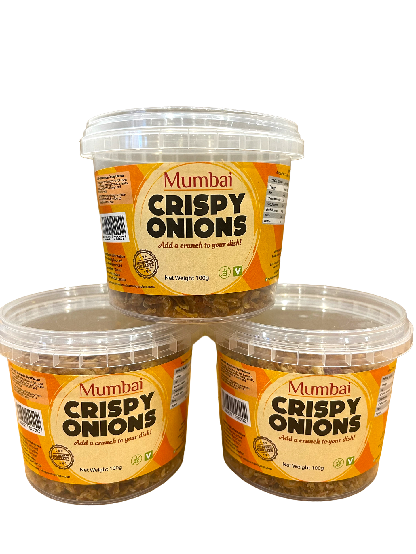 Crispy Onions 12 x 100g Tub FREE DELIVERY